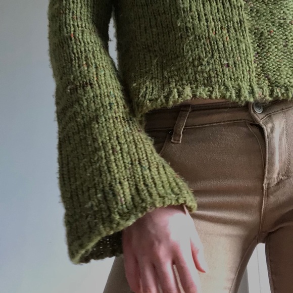 Green Knit Sweater - Picture 2 of 2